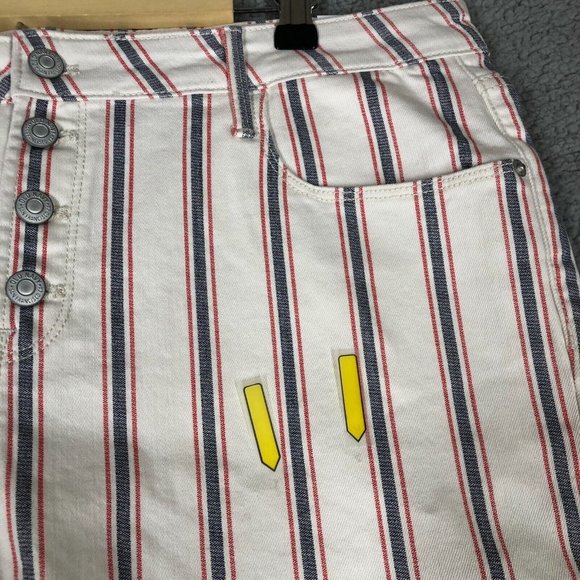 NEW Old Navy Women's 16 Jean Shorts Mid-Rise Button Fly Cuffed Hem Summer Casual - Picture 7 of 13